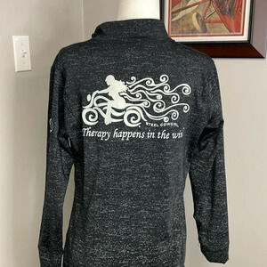 Steel Cowgirl 1/4 Zipper light sweatshirt Riding Shirt Medium Reflective